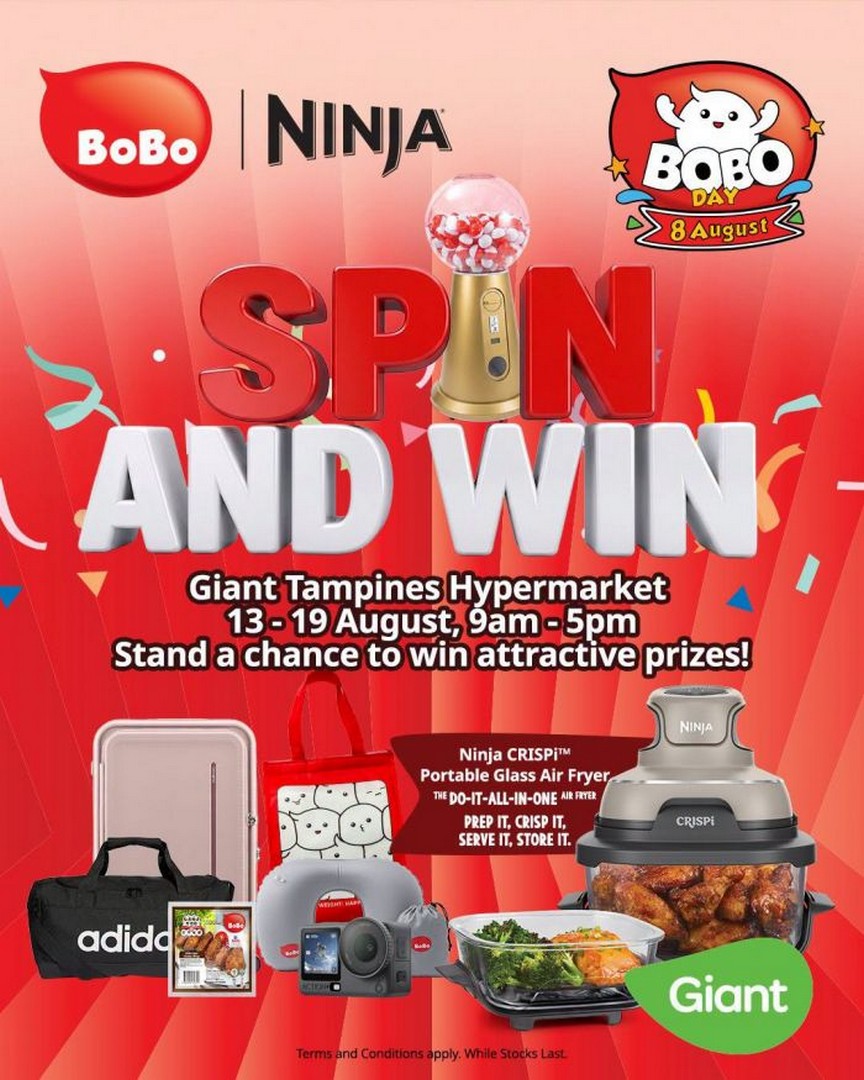 Giant-Tampines-Hypermarket-BoBo-Spin-Win-Sure-Win-Gachapon-1 13-19 August 2026: Giant Tampines Hypermarket: BoBo Spin & Win Sure-Win Gachapon with Free Cooler Bag, Cajun Chicken Wings and Exciting Prizes: Promotion