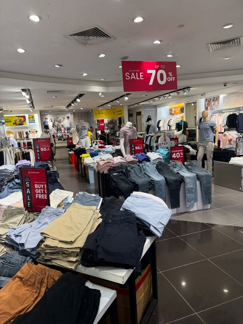 Giordano-Sale-Up-to-70-OFF-Selected-Items-1 28 August 2026 Onward: Giordano: Sale Up to 70% OFF Selected Items at Causeway Point Singapore