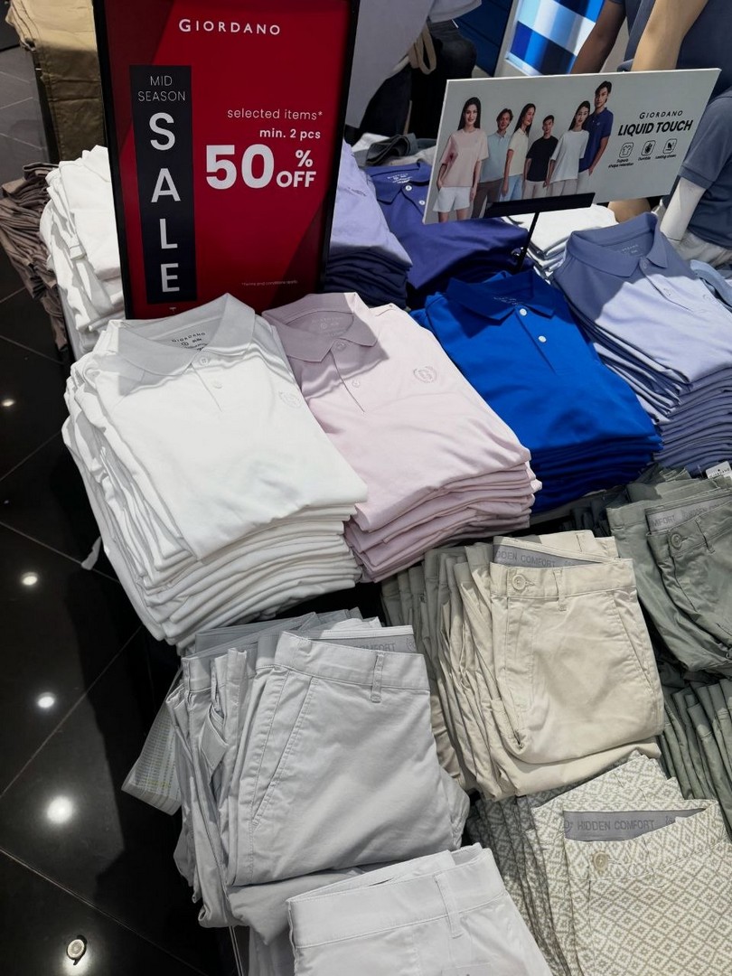 Giordano-Sale-Up-to-70-OFF-Selected-Items-3 28 August 2026 Onward: Giordano: Sale Up to 70% OFF Selected Items at Causeway Point Singapore