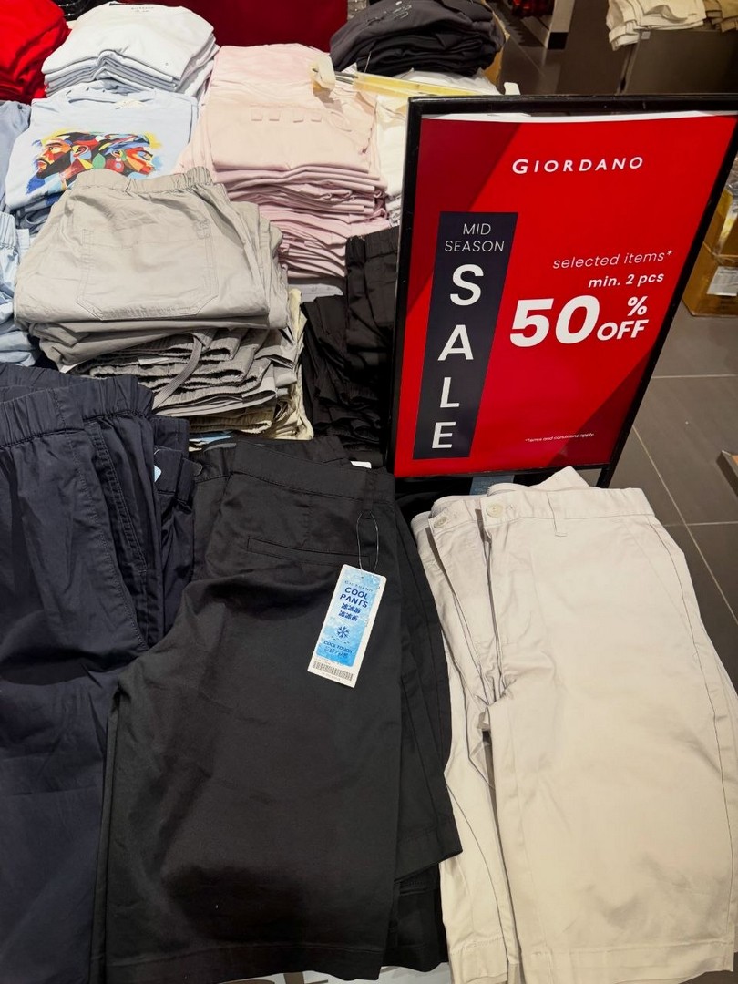 Giordano-Sale-Up-to-70-OFF-Selected-Items-4 28 August 2026 Onward: Giordano: Sale Up to 70% OFF Selected Items at Causeway Point Singapore