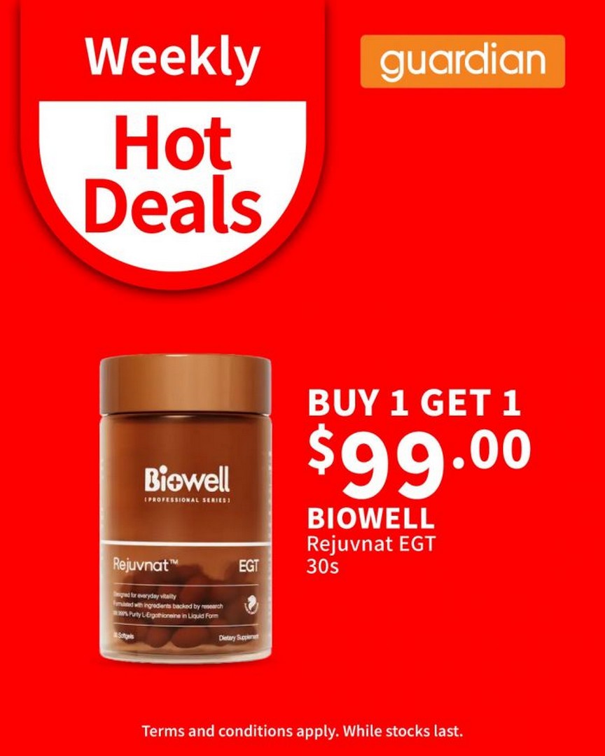 Guardian-Singapore-Weekly-Hot-Deals-Promotion-2 13-26 August 2026: Guardian Singapore: Weekly Hot Deals Promotion with Up to 50% OFF on Beauty, Wellness and Healthcare Essentials