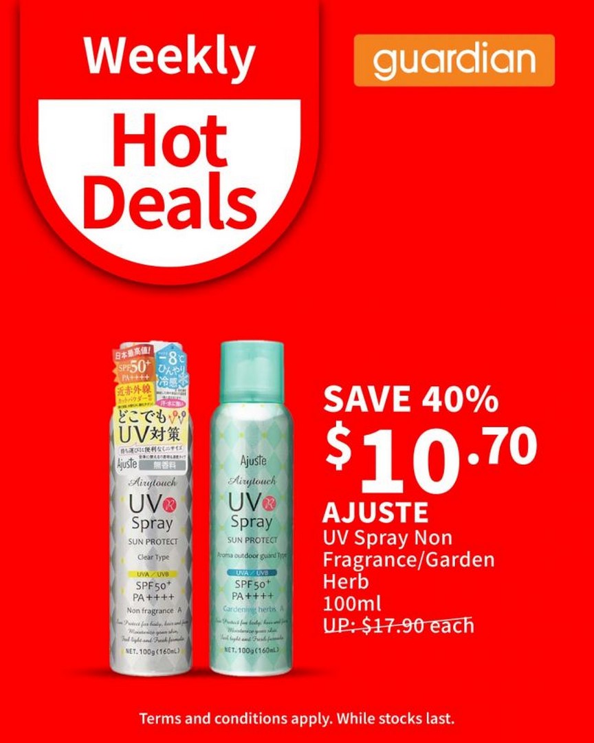 Guardian-Singapore-Weekly-Hot-Deals-Promotion-6 13-26 August 2026: Guardian Singapore: Weekly Hot Deals Promotion with Up to 50% OFF on Beauty, Wellness and Healthcare Essentials
