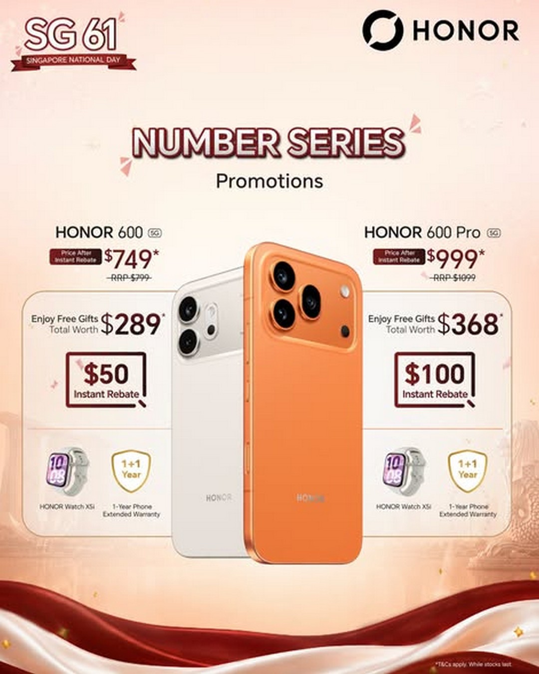 HONOR-Singapore-SG61-National-Day-Promotion-2 14-31 August 2026: HONOR Singapore: SG61 National Day Promotion – Enjoy Up to $200 Savings, Rebates and Free Gifts