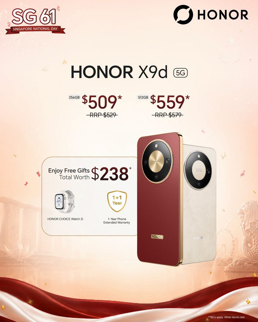 HONOR-Singapore-SG61-National-Day-Promotion-5 14-31 August 2026: HONOR Singapore: SG61 National Day Promotion – Enjoy Up to $200 Savings, Rebates and Free Gifts
