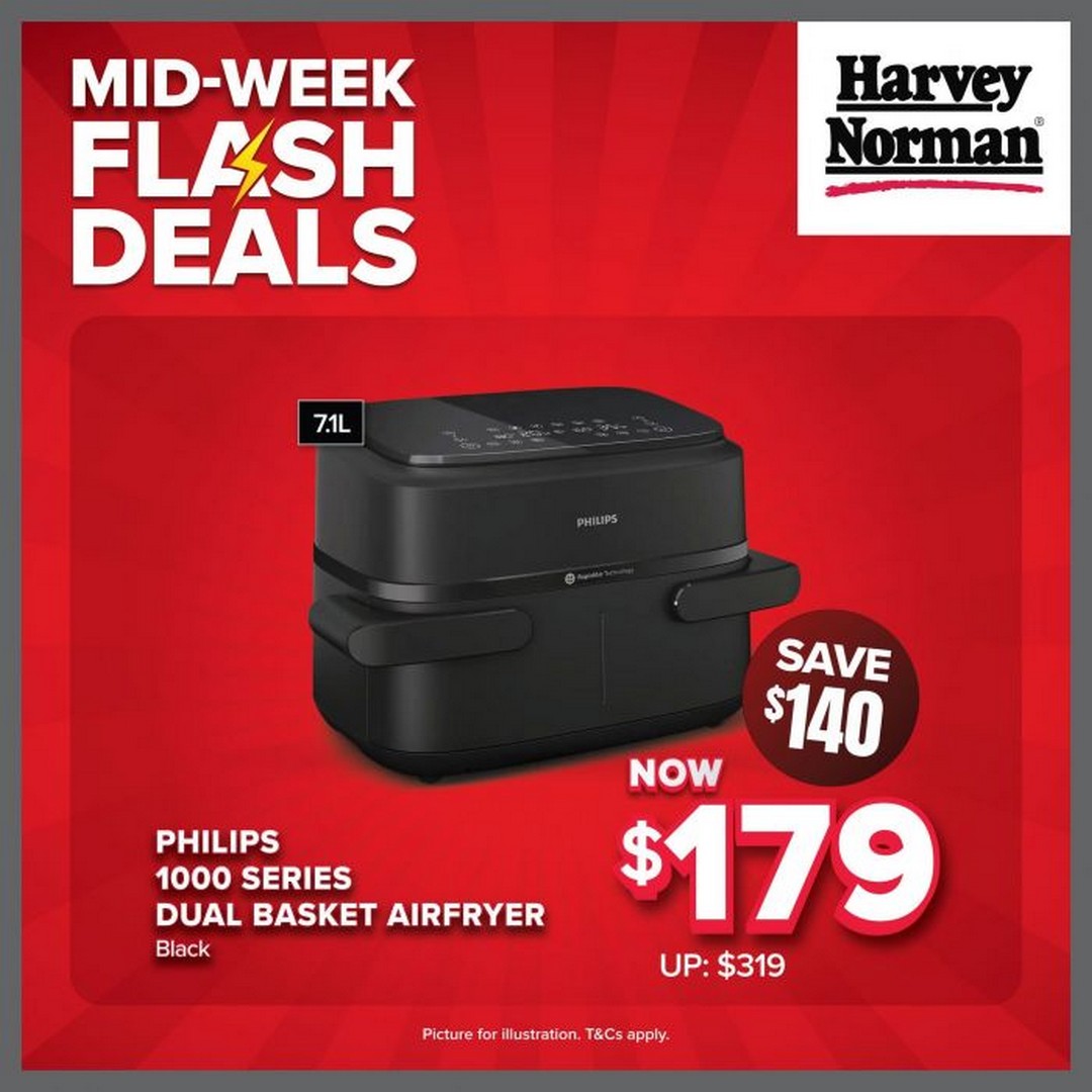 Harvey-Norman-Mid-Week-Flash-Deals-Up-to-70-OFF-1 26 August 2026: Harvey Norman Mid-Week Flash Deals: Up to 70% OFF on Electrical Appliances