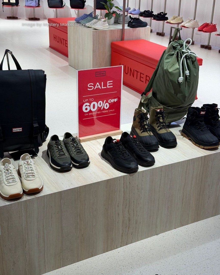 Hunter-Singapore-West-The-Sale-Promotion 6-10 August 2026: Hunter Singapore West The Sale Promotion: Enjoy Up To 60% OFF Selected Boots, Footwear, Bags & Accessories at IMM