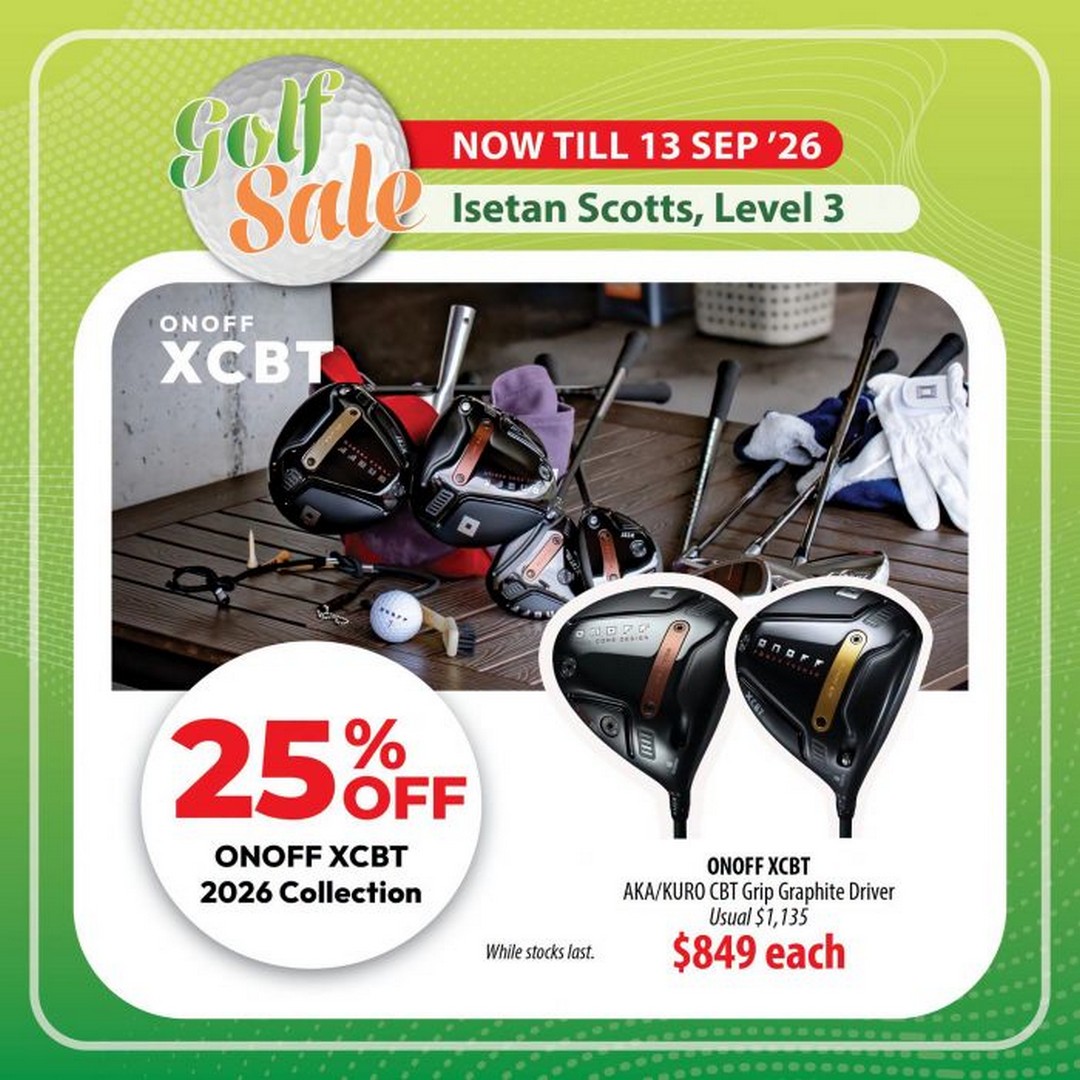 Isetan-Golf-Sale-2 19 August-13 September 2026: Isetan Golf Sale: Promotion on Premium Golf Equipment, Apparel and Accessories at Isetan Scotts