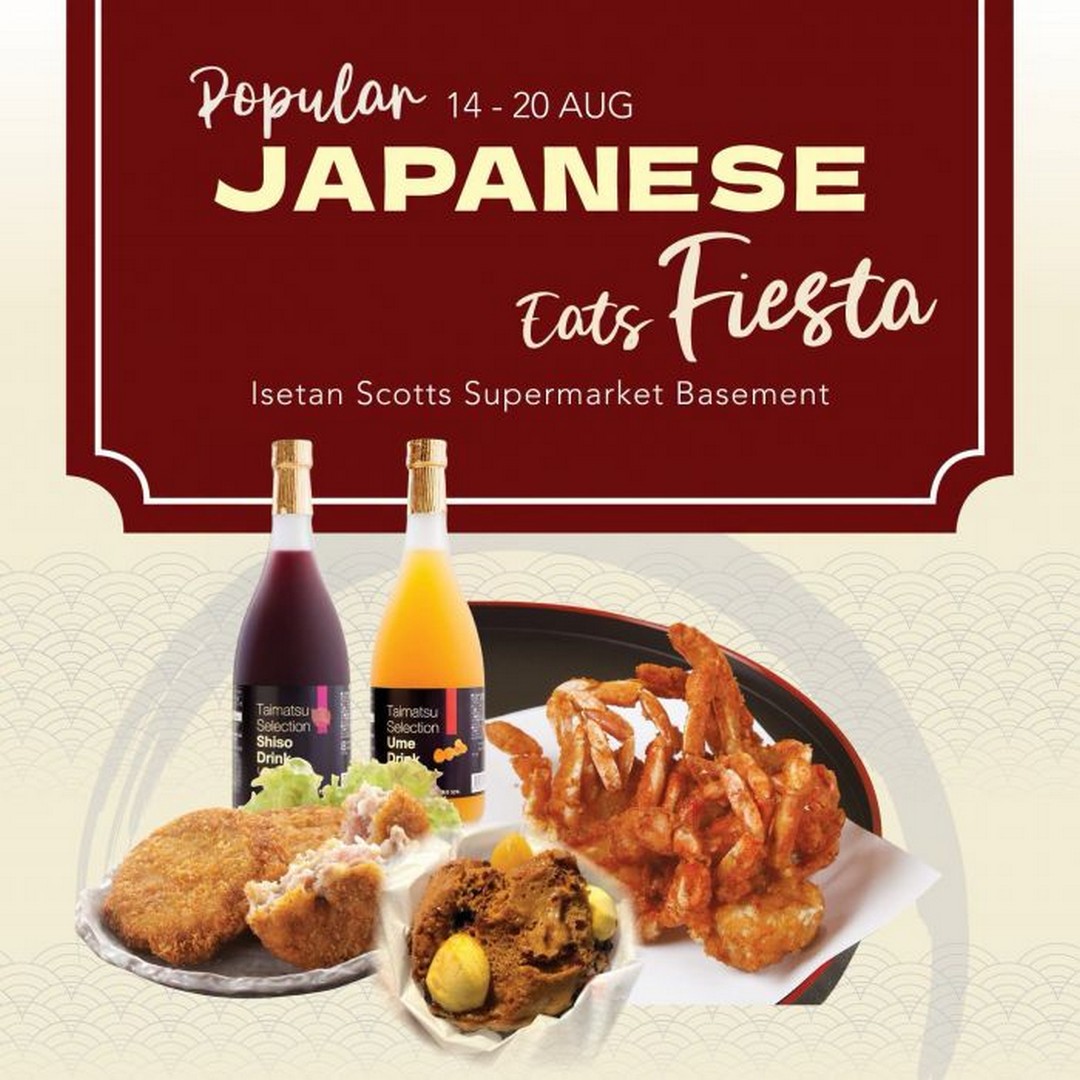 Isetan-Scotts-Japanese-Eats-Fiesta-Japanese-Food-Fair-Promotion 14-20 August 2026: Isetan Scotts Japanese Eats Fiesta: Japanese Food Fair Promotion with Popular Street Food, Snacks and Treats