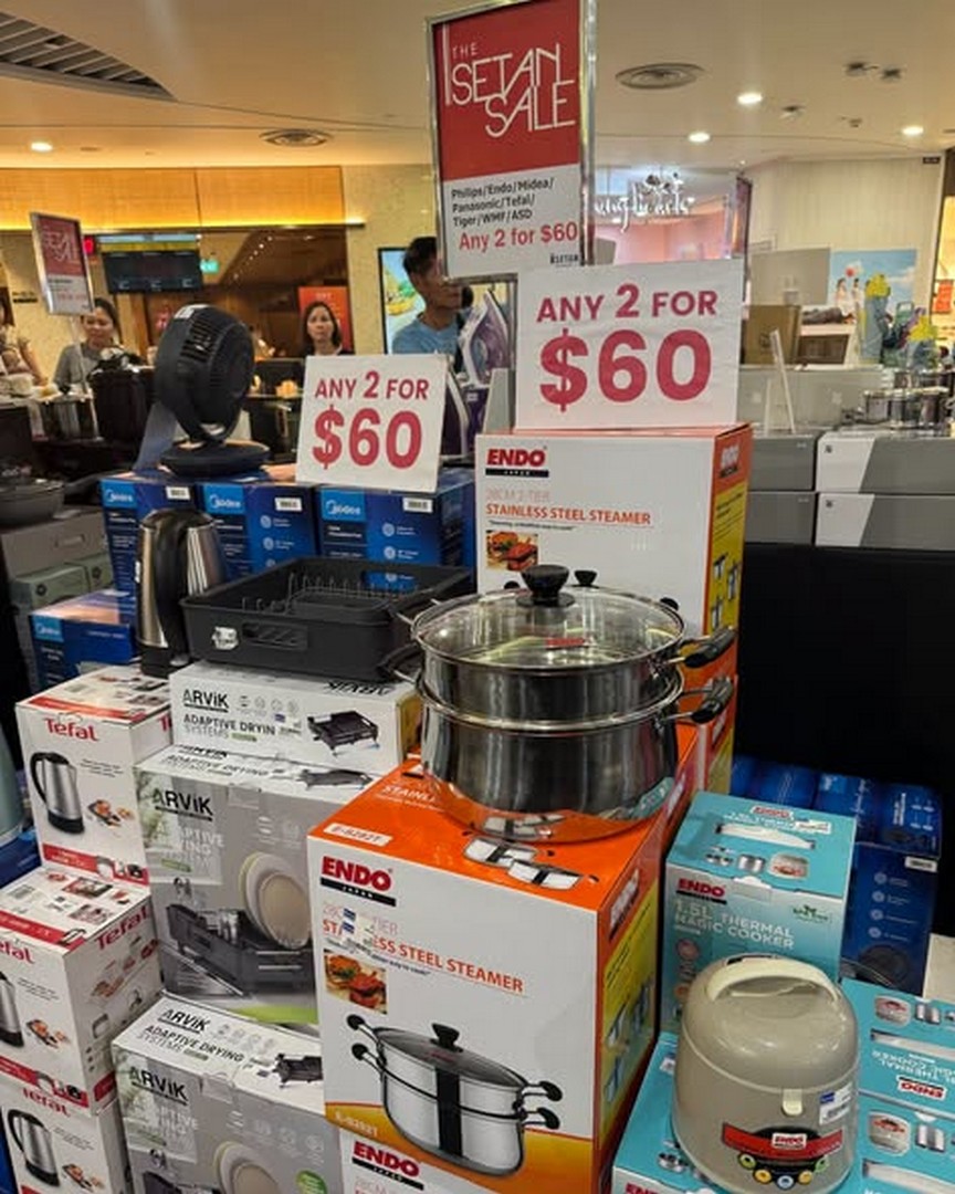 Isetan-Singapore-Atrium-Sale-1 Now till 16 August 2026: Isetan Singapore Atrium Sale Promotion at Compass One: Household Items 2 for $60, Le Creuset, Appliances, Shoes, Toys & More Deals