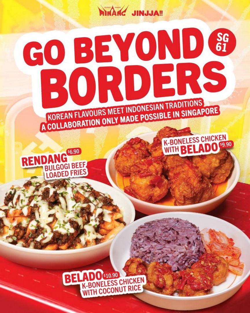 Jinjja-Chicken-x-Rumah-Makan-Minang-Go-Beyond-Borders-SG61-Menu 5 August 2026 onwards: Jinjja Chicken x Rumah Makan Minang Go Beyond Borders SG61 Menu Promotion: Korean and Minang Fusion Dishes in Singapore