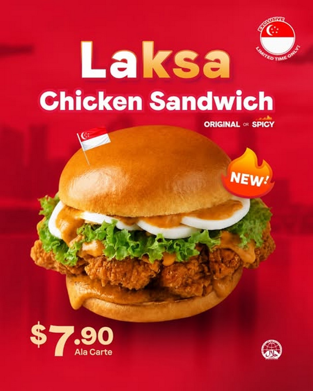 Jollibee-Singapore-Laksa-Chicken-Sandwich-Laksa-Loaded-Fries-Promotion-1 31 July 2026 onwards: Jollibee Singapore Laksa Chicken Sandwich & Laksa Loaded Fries Promotion – Limited Time National Day Menu Launch