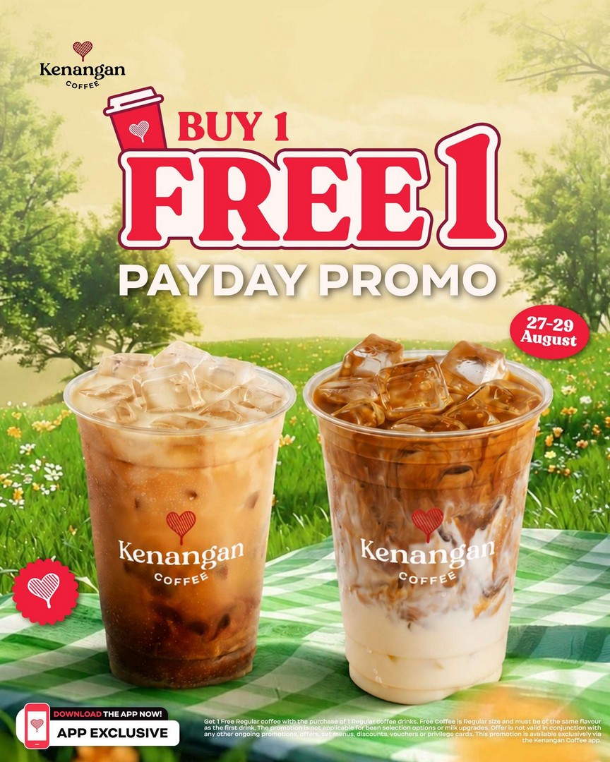 Kenangan-Coffee-Singapore-Payday-Buy-1-Get-1-Free-Coffee-Promotion 27-29 August 2026: Kenangan Coffee Singapore: Payday Buy 1 Get 1 Free Coffee Promotion for a Limited Time