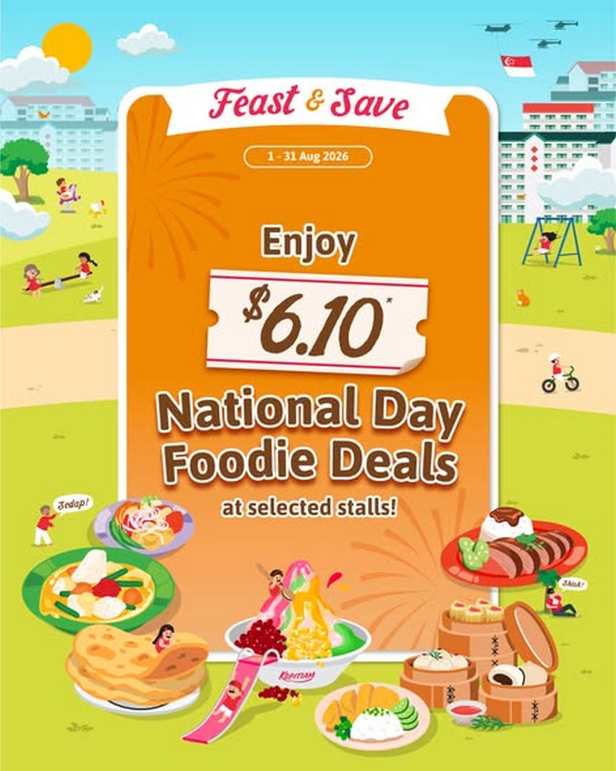 Kopitiam-National-Day-Feast-Celebrate-Promotion-2 1 August-13 September 2026: Kopitiam: National Day Feast & Celebrate Promotion with $6.10 Local Food Deals, Mini Games and Exclusive Collectibles