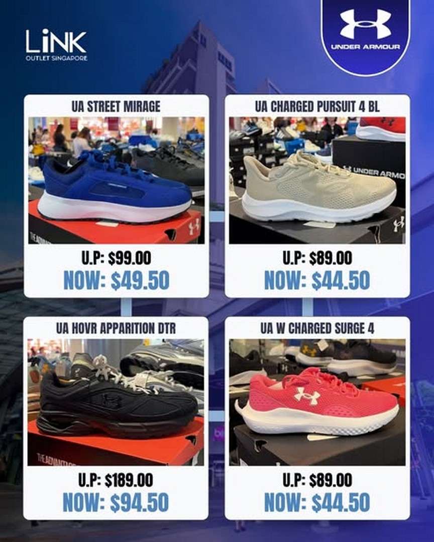 LINK-Outlet-Store-Singapore-Up-to-70-Off-Adidas-1 19 August-1 September 2026: LINK Outlet Store Singapore: Up to 70% Off Adidas, Under Armour, New Balance, Mizuno, Waveline and More at Bedok Mall Sale Promotion