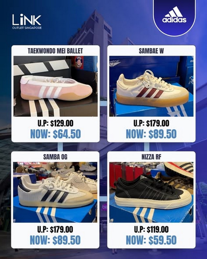 LINK-Outlet-Store-Singapore-Up-to-70-Off-Adidas-2 19 August-1 September 2026: LINK Outlet Store Singapore: Up to 70% Off Adidas, Under Armour, New Balance, Mizuno, Waveline and More at Bedok Mall Sale Promotion