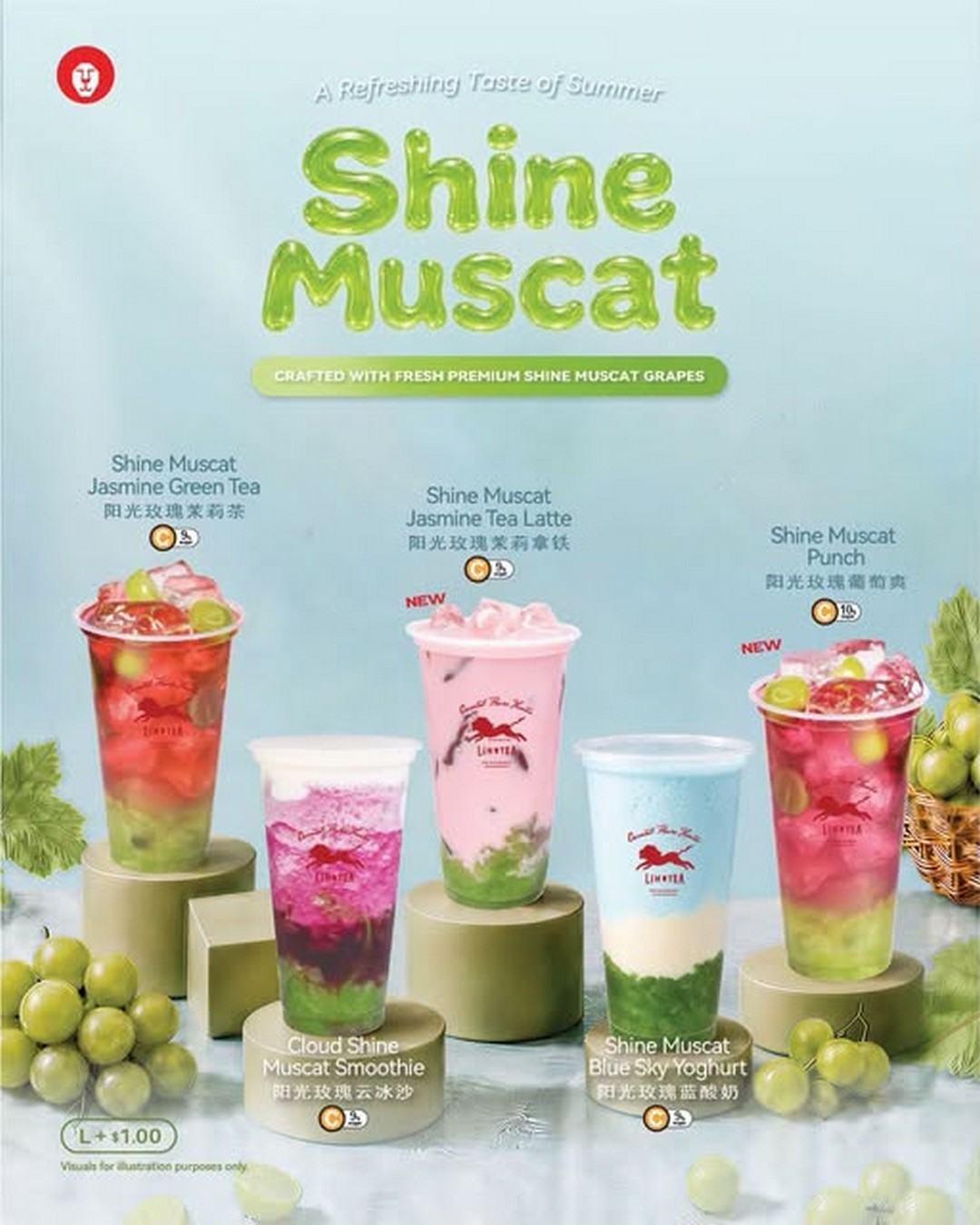 LiHO-TEA-Singapore-New-Shine-Muscat-Jasmine-Tea-Latte 21 August 2026 onwards: LiHO TEA Singapore: New Shine Muscat Jasmine Tea Latte and Shine Muscat Punch Promotion