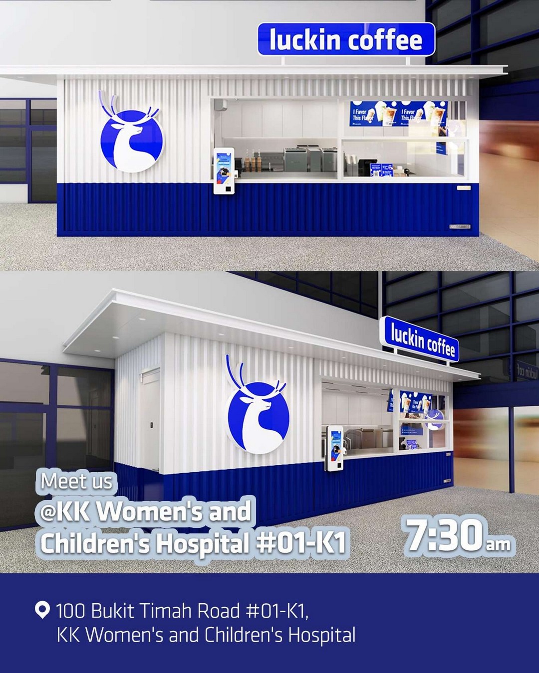 Luckin-Coffee-KK-Womens-and-Childrens-Hospital 20 August-2 September 2026: Luckin Coffee KK Women’s and Children’s Hospital, Grand Opening 1-for-1 Drinks Promotion
