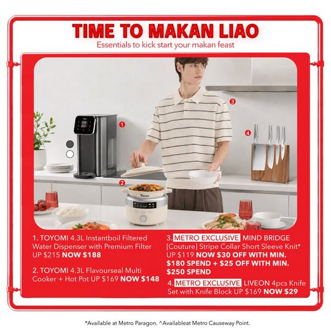 METRO-Singapore-NDP-Makan-Feast-Sale-and-Promotion-3 8 August 2026: METRO Singapore NDP Makan Feast Sale and Promotion: Celebrate SG61 With Kitchen, Fashion and Beauty Deals Plus Cooking Demo Event