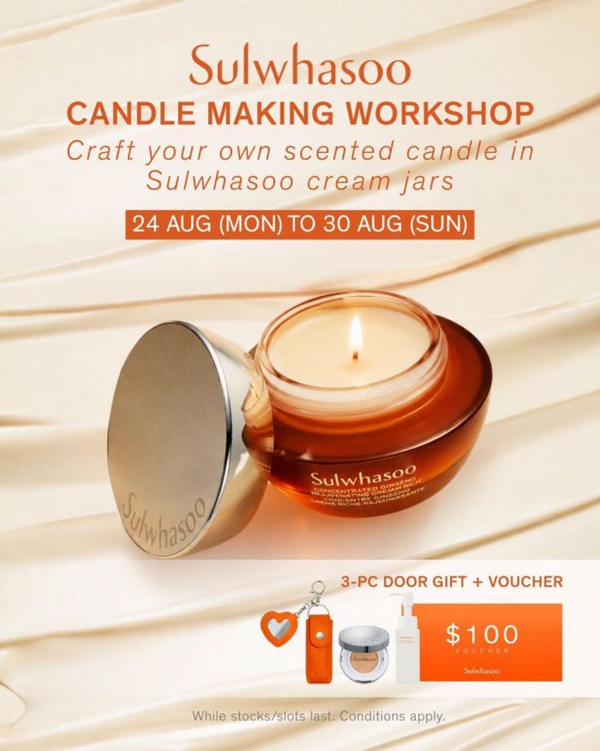 METRO-Sulwhasoo-Candle-Making-Workshop 24-30 August 2026: METRO Sulwhasoo Candle Making Workshop, Free $100 Voucher & Gifts: Exclusive Candle-Making Promotion