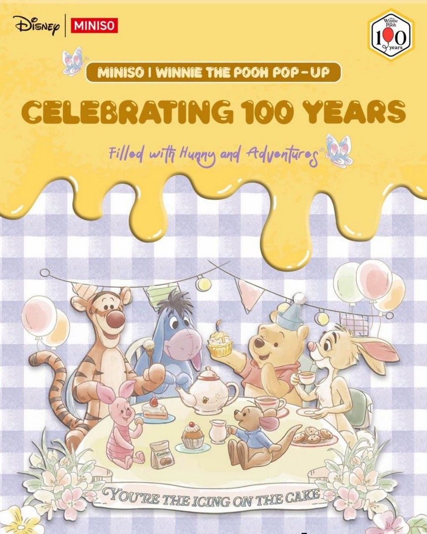 MINISO-Singapore-Winnie-the-Pooh-100th-Anniversary-Pop-Up-Promotion 14-23 August 2026: MINISO Singapore: Winnie the Pooh 100th Anniversary Pop-Up Promotion at VivoCity with Exclusive Merchandise and Opening-Day Rewards