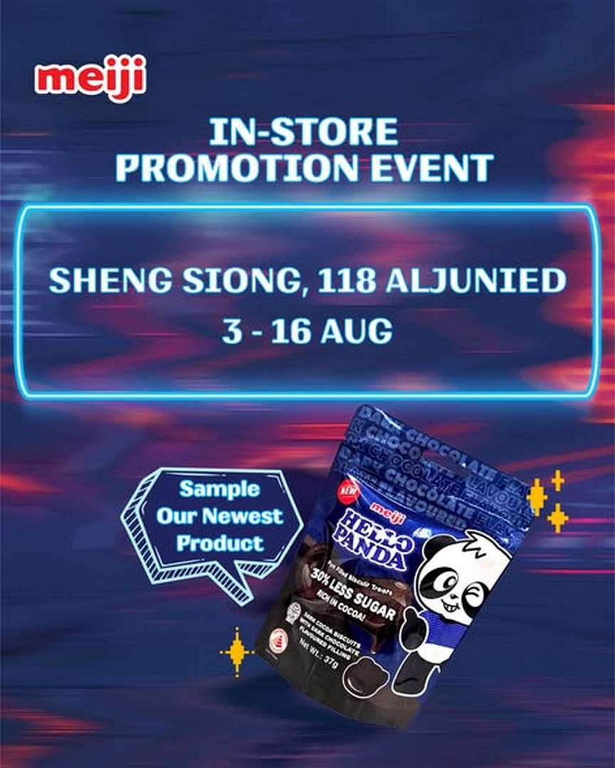 Meiji-Seika-Singapore-Promotion 3-16 August 2026: Meiji Seika Singapore: Promotion Event Featuring Hello Panda Dark Choco Launch, Free Gifts, Sampling and Pinball Game Rewards