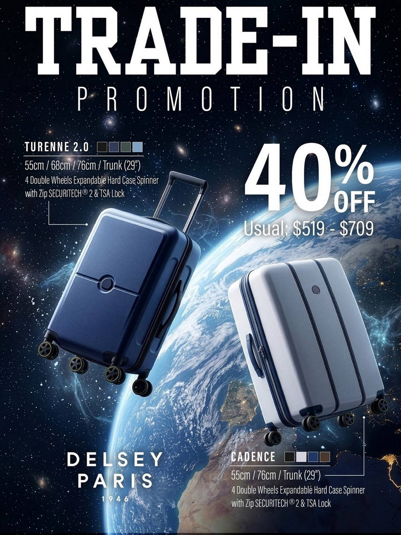 Metro-Singapore-DELSEY-PARIS-Trade-In-Promotion 19 August-30 September 2026: Metro Singapore: DELSEY PARIS Trade-In Promotion Up to 40% Off at Metro Paragon & Metro Causeway Point