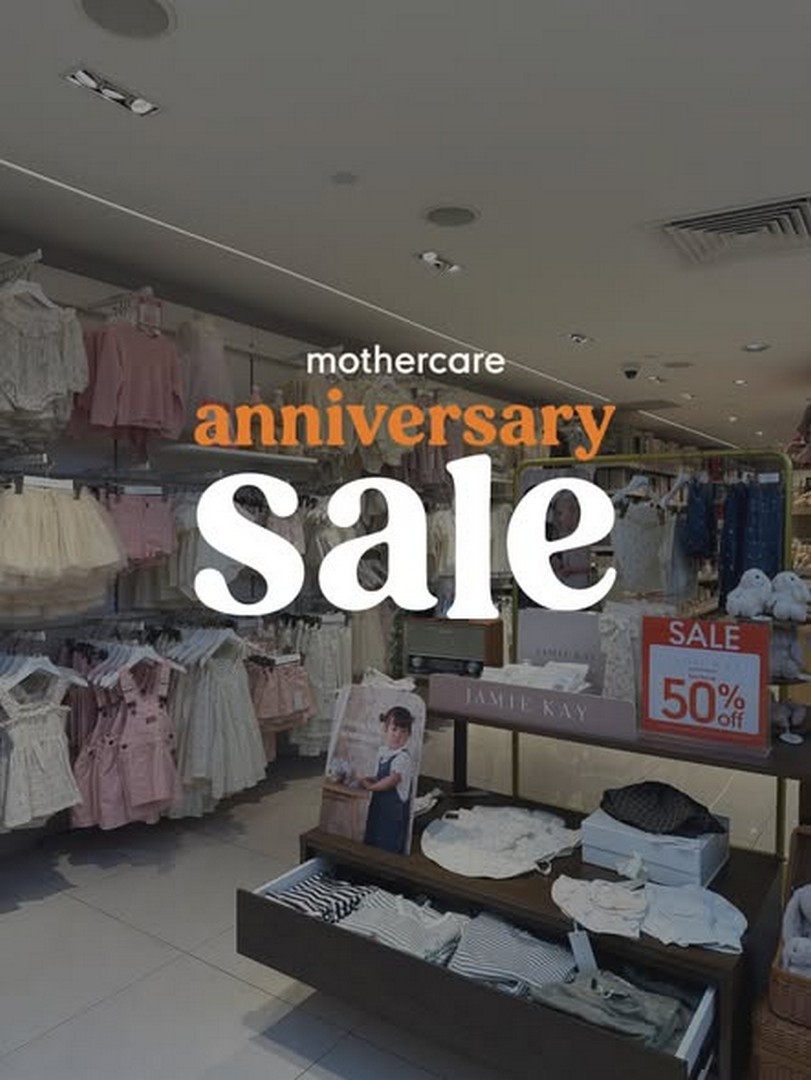 Mothercare-Singapore-Anniversary-Sale 6 August 2026 onwards: Mothercare Singapore Anniversary Sale Promotion: Enjoy Special Deals On Baby Essentials, Nursery Furniture, Strollers, Toys And More