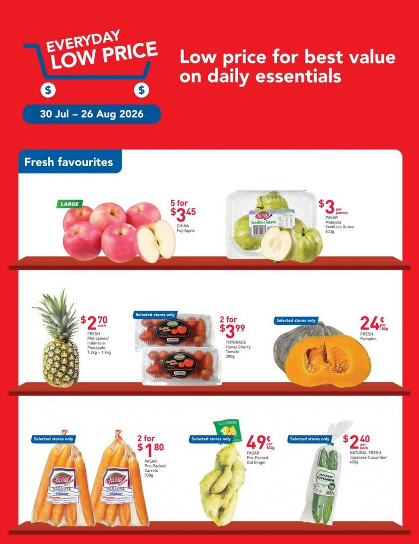 NTUC-FairPrice-Everyday-Low-Price-Promotion 30 July-26 August 2026: NTUC FairPrice: Everyday Low Price Promotion with Daily Essentials and Groceries from $0.24