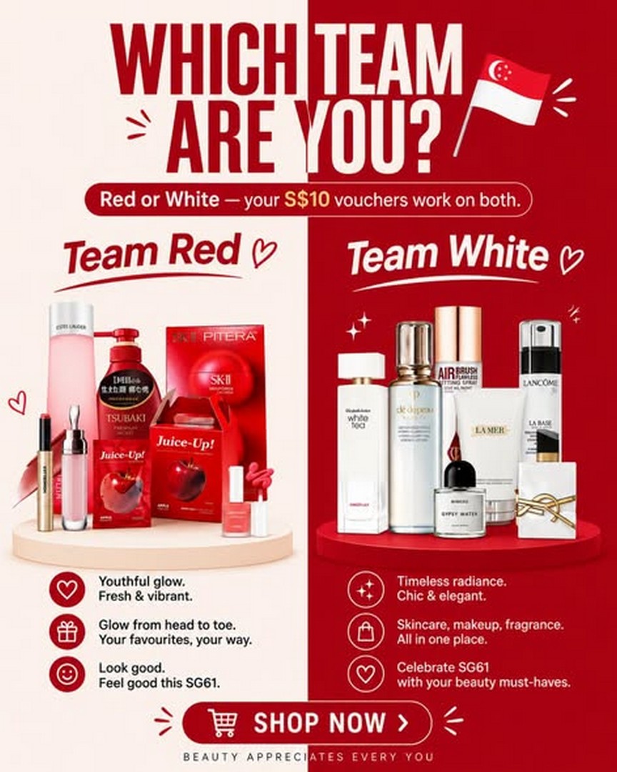 Novela-Singapore-SG61-Beauty-Promotion Now Till 13 August 2026: Novela Singapore SG61 Beauty Promotion: VIP-Exclusive Prices on Skincare, Makeup and Fragrances Plus S$10 Voucher