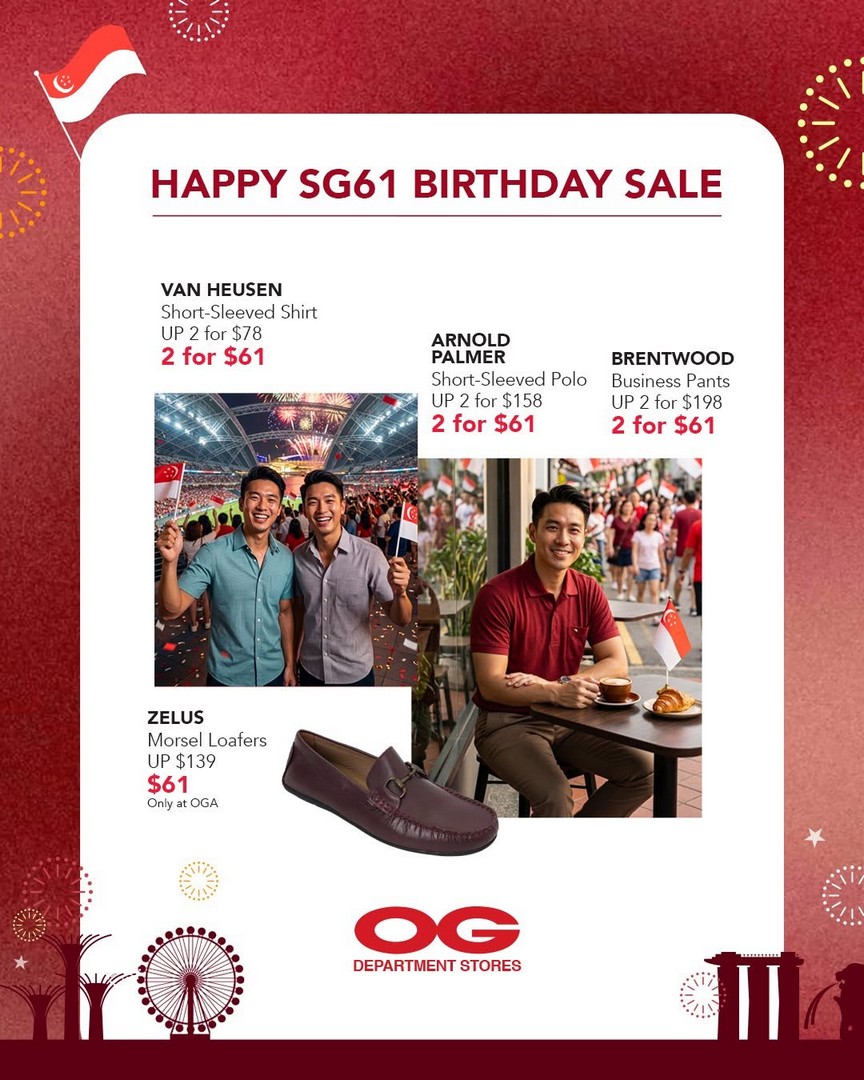 OG-Singapore-SG61-Celebration-Promotion-11 Now till 10 August 2026: OG Singapore SG61 Celebration Promotion, Storewide 20% OFF Shopping Deals on Fashion, Home & Essentials