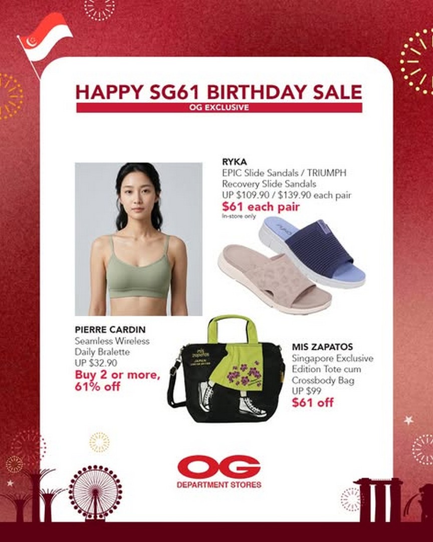 OG-Singapore-SG61-Celebration-Promotion-3 Now till 10 August 2026: OG Singapore SG61 Celebration Promotion, Storewide 20% OFF Shopping Deals on Fashion, Home & Essentials