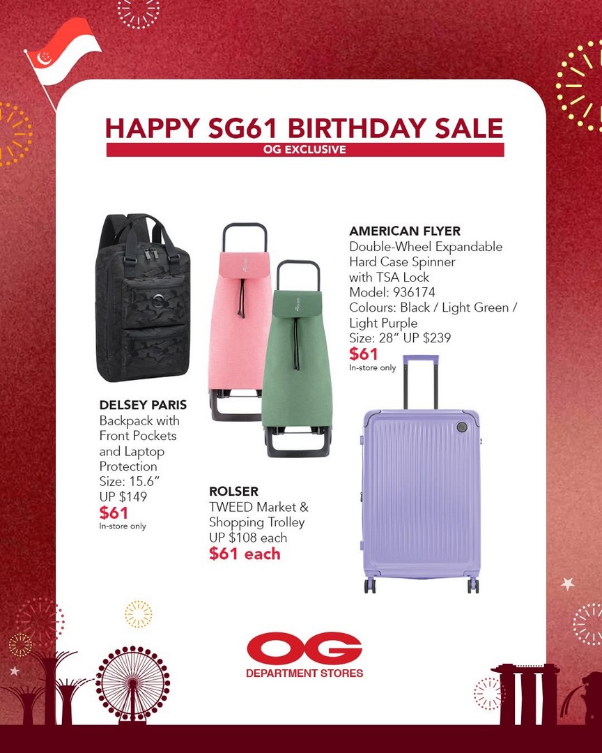 OG-Singapore-SG61-Celebration-Promotion-9 Now till 10 August 2026: OG Singapore SG61 Celebration Promotion, Storewide 20% OFF Shopping Deals on Fashion, Home & Essentials