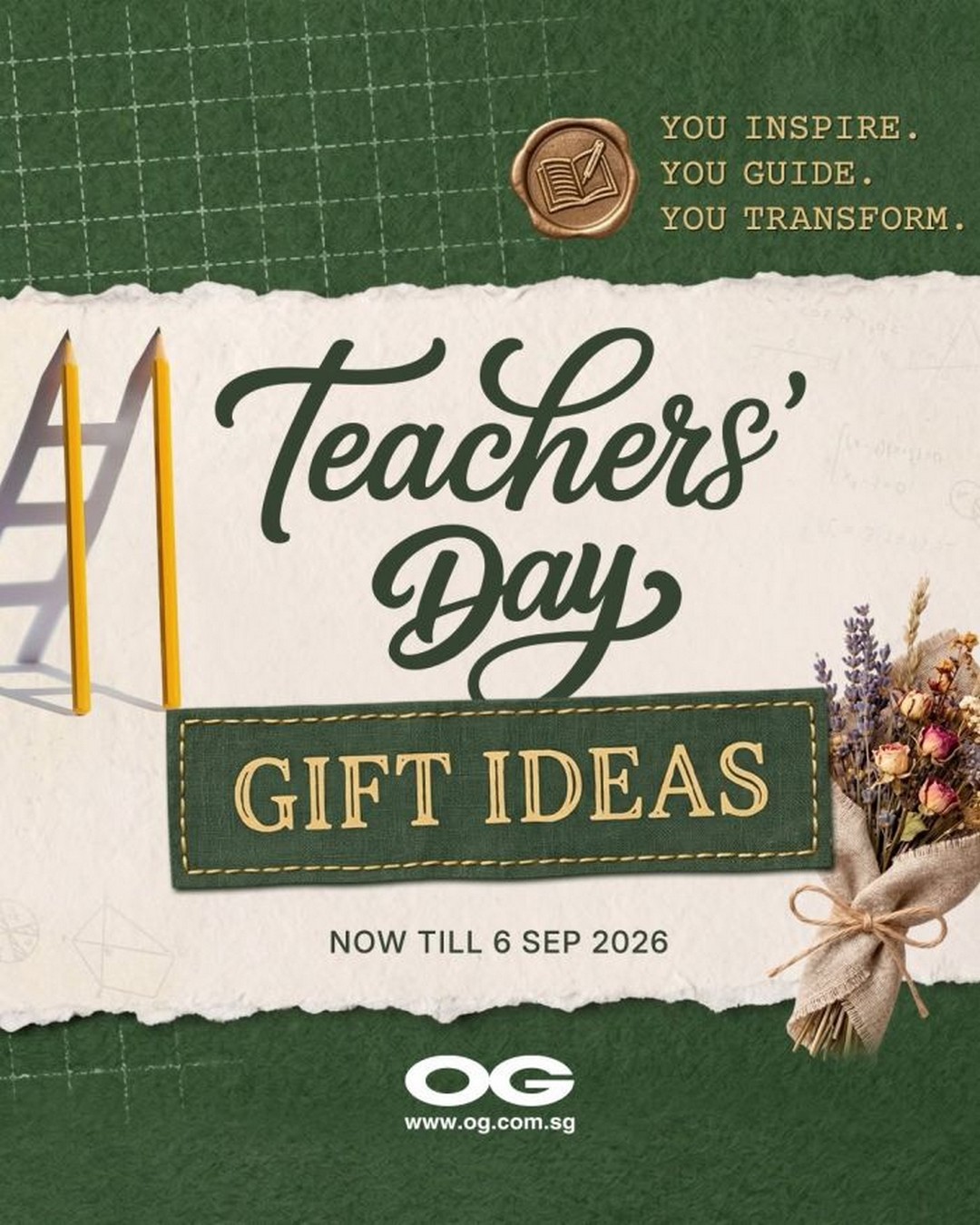 OG-Singapore-Teachers-Day-Promotion 21 August-6 September 2026: OG Singapore Teachers’ Day Promotion, Thoughtful Gift Ideas and Special Deals for Teachers