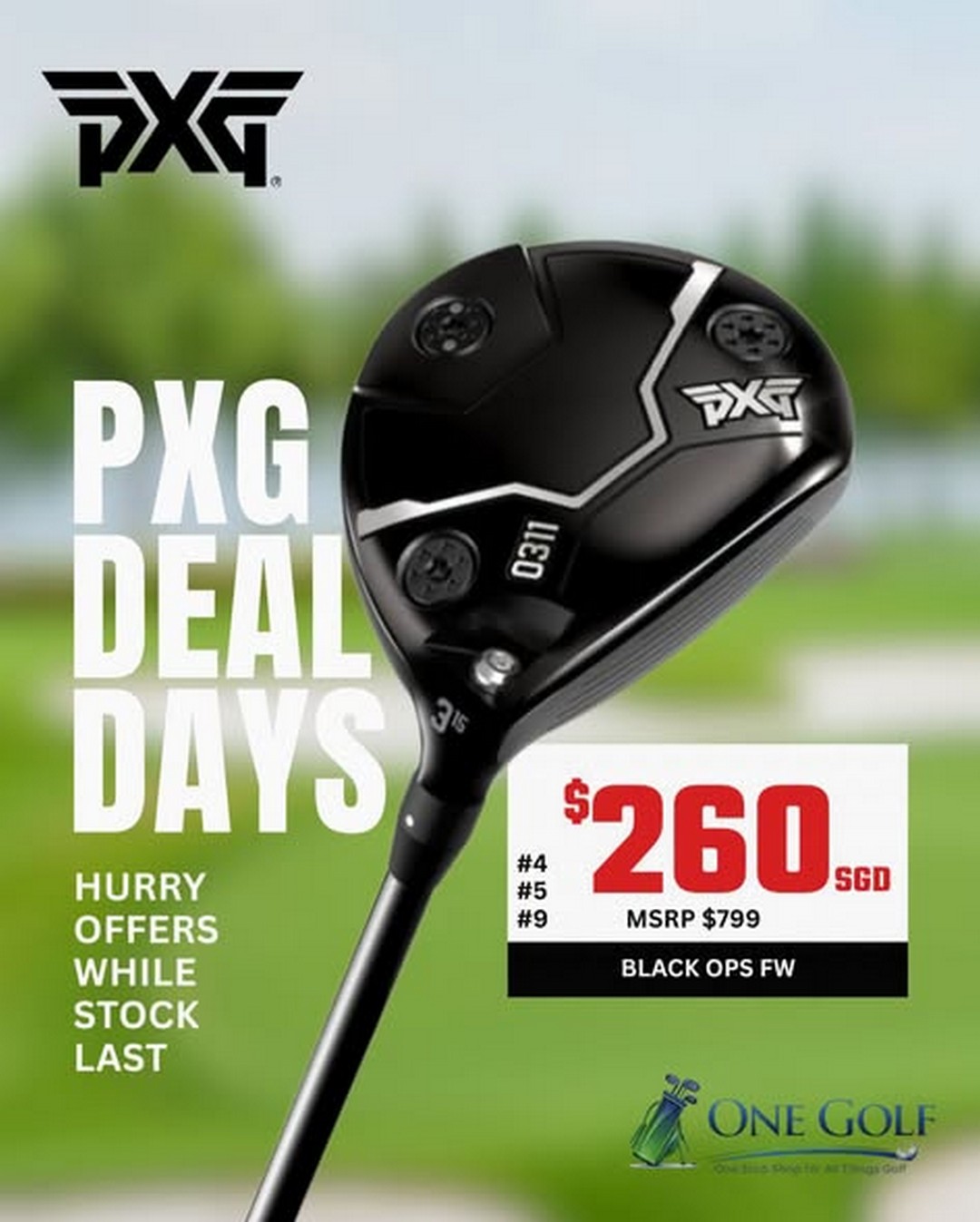 OneGolf-Singapore-PXG-Black-Ops-Golf-Clubs-1 28 August 2026 onwards: OneGolf Singapore: PXG Black Ops Golf Clubs from $220: Limited-Time Sale