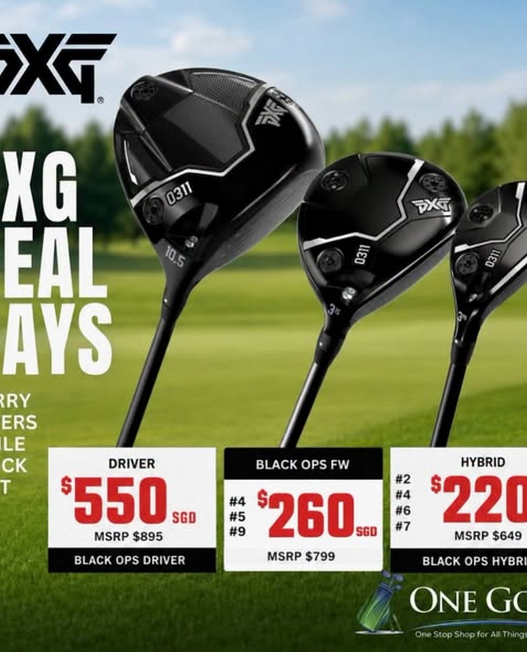 OneGolf-Singapore-PXG-Black-Ops-Golf-Clubs-3 28 August 2026 onwards: OneGolf Singapore: PXG Black Ops Golf Clubs from $220: Limited-Time Sale