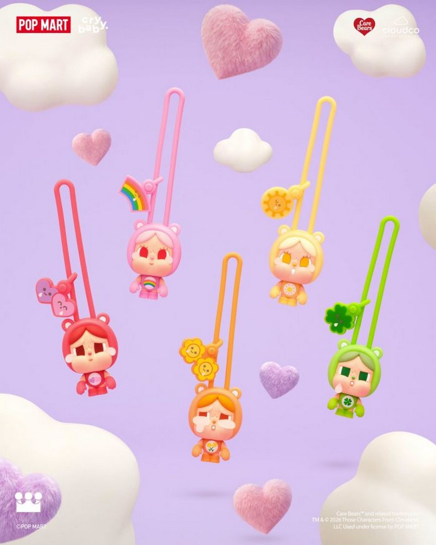 POP-MART-Singapore-CRYBABY-×-Care-Bears-Series-1 21 August 2026 onwards: POP MART Singapore CRYBABY × Care Bears Series, Glass Straw Cup & Mini Light Blind Box Promotion at Selected Stores
