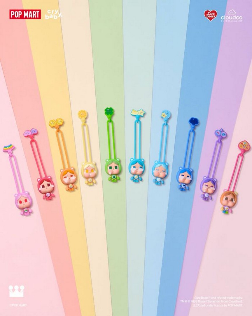 POP-MART-Singapore-CRYBABY-×-Care-Bears-Series-3 21 August 2026 onwards: POP MART Singapore CRYBABY × Care Bears Series, Glass Straw Cup & Mini Light Blind Box Promotion at Selected Stores