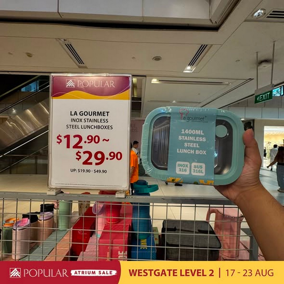 POPULAR-Atrium-Sale-at-Westgate-with-Up-to-70-Off-2 19-23 August 2026: POPULAR Bookstore Singapore: POPULAR Atrium Sale at Westgate with Up to 70% Off Books, Stationery and More