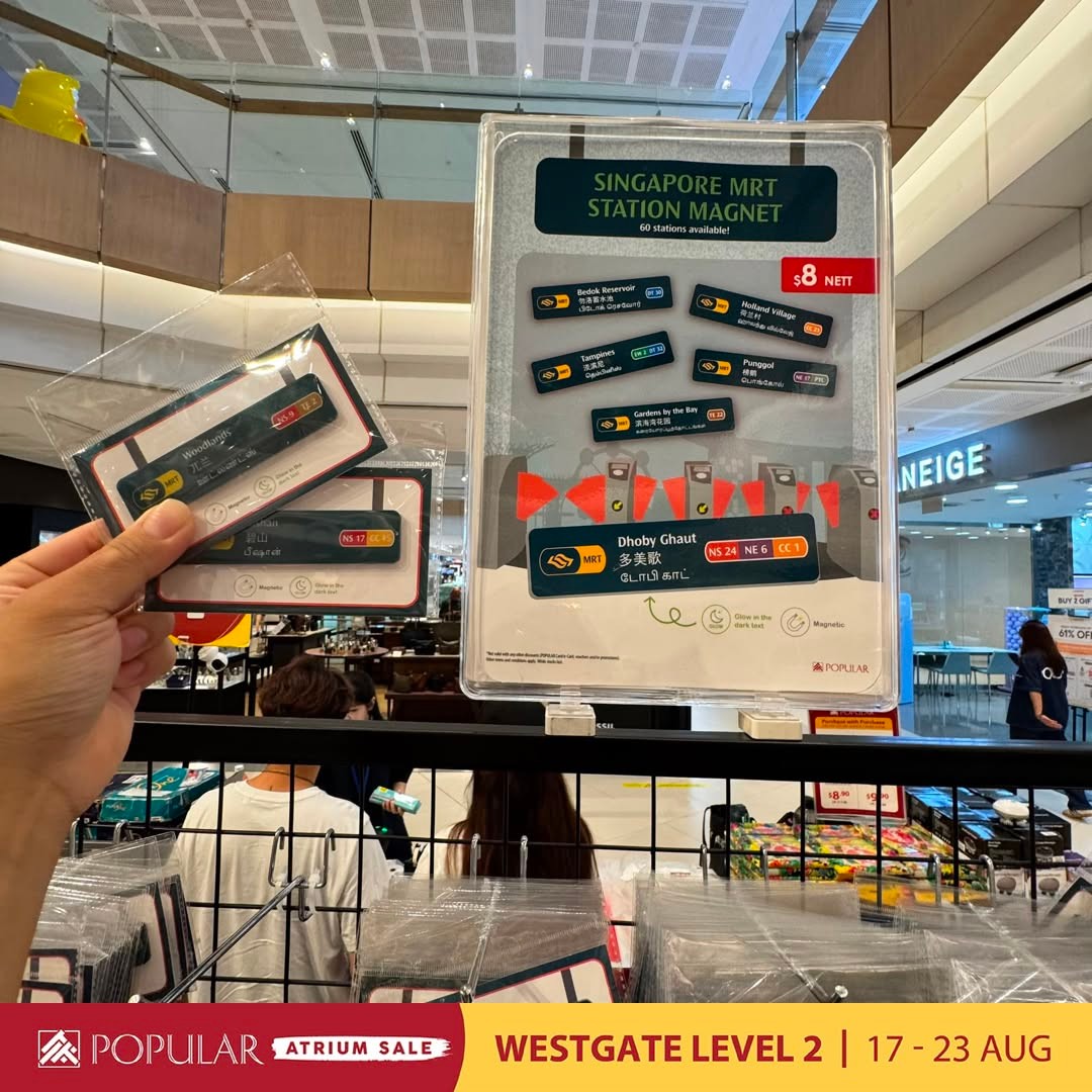 POPULAR-Atrium-Sale-at-Westgate-with-Up-to-70-Off-27 19-23 August 2026: POPULAR Bookstore Singapore: POPULAR Atrium Sale at Westgate with Up to 70% Off Books, Stationery and More