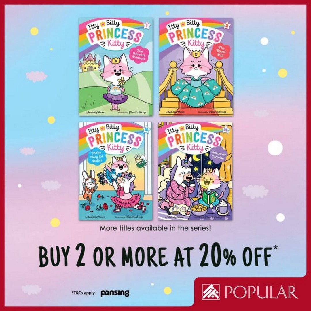 POPULAR-Bookstore-The-Itty-Bitty-Collection-Promotion Now till 31 August 2026: POPULAR Bookstore The Itty Bitty Collection Promotion – Enjoy 20% OFF When You Buy 2 or More Children's Books in Singapore