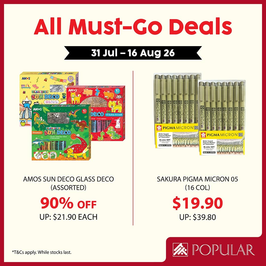 POPULAR-Singapore-Moving-Out-Sale-Promotion-at-VivoCity-4 31 July-16 August 2026: POPULAR Singapore Moving Out Sale Promotion at VivoCity – Huge Discounts on Books, Stationery, Gifts, Toys and More