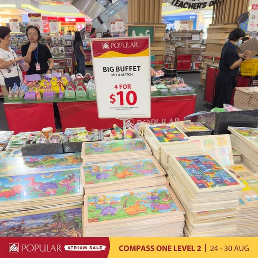 Popular-Atrium-Sale-at-Compass-One-Up-to-70-Off-1 24-30 August 2026: Popular Atrium Sale at Compass One: Up to 70% Off Books, Stationery and More
