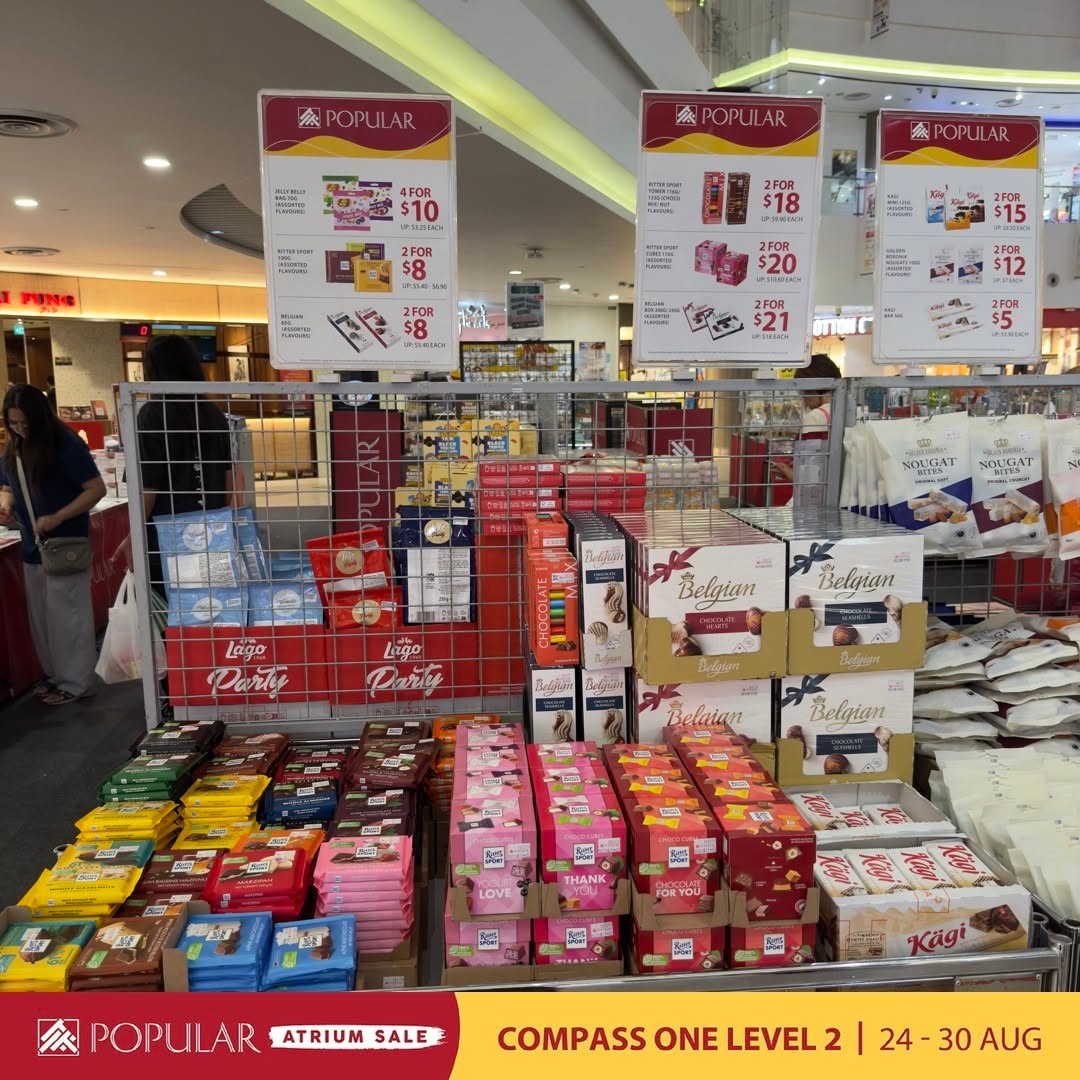 Popular-Atrium-Sale-at-Compass-One-Up-to-70-Off-14 24-30 August 2026: Popular Atrium Sale at Compass One: Up to 70% Off Books, Stationery and More