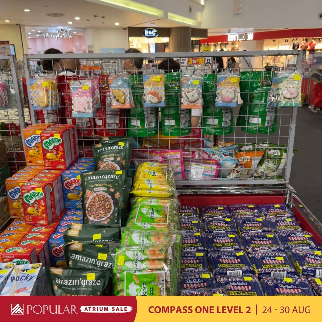 Popular-Atrium-Sale-at-Compass-One-Up-to-70-Off-16 24-30 August 2026: Popular Atrium Sale at Compass One: Up to 70% Off Books, Stationery and More