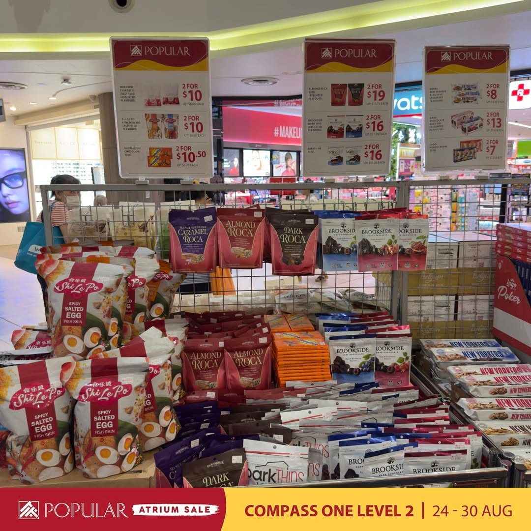 Popular-Atrium-Sale-at-Compass-One-Up-to-70-Off-6 24-30 August 2026: Popular Atrium Sale at Compass One: Up to 70% Off Books, Stationery and More