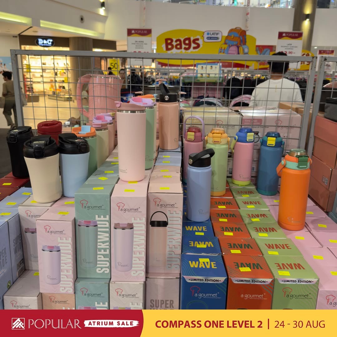 Popular-Atrium-Sale-at-Compass-One-Up-to-70-Off-8 24-30 August 2026: Popular Atrium Sale at Compass One: Up to 70% Off Books, Stationery and More