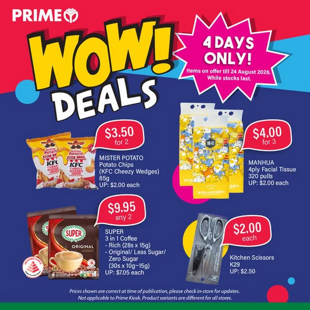 Prime-Supermarket-4-Day-Grocery-Sale-1 21-24 August 2026: Prime Supermarket: 4-Day Grocery Sale Promotion with More Deals and Savings Across Singapore
