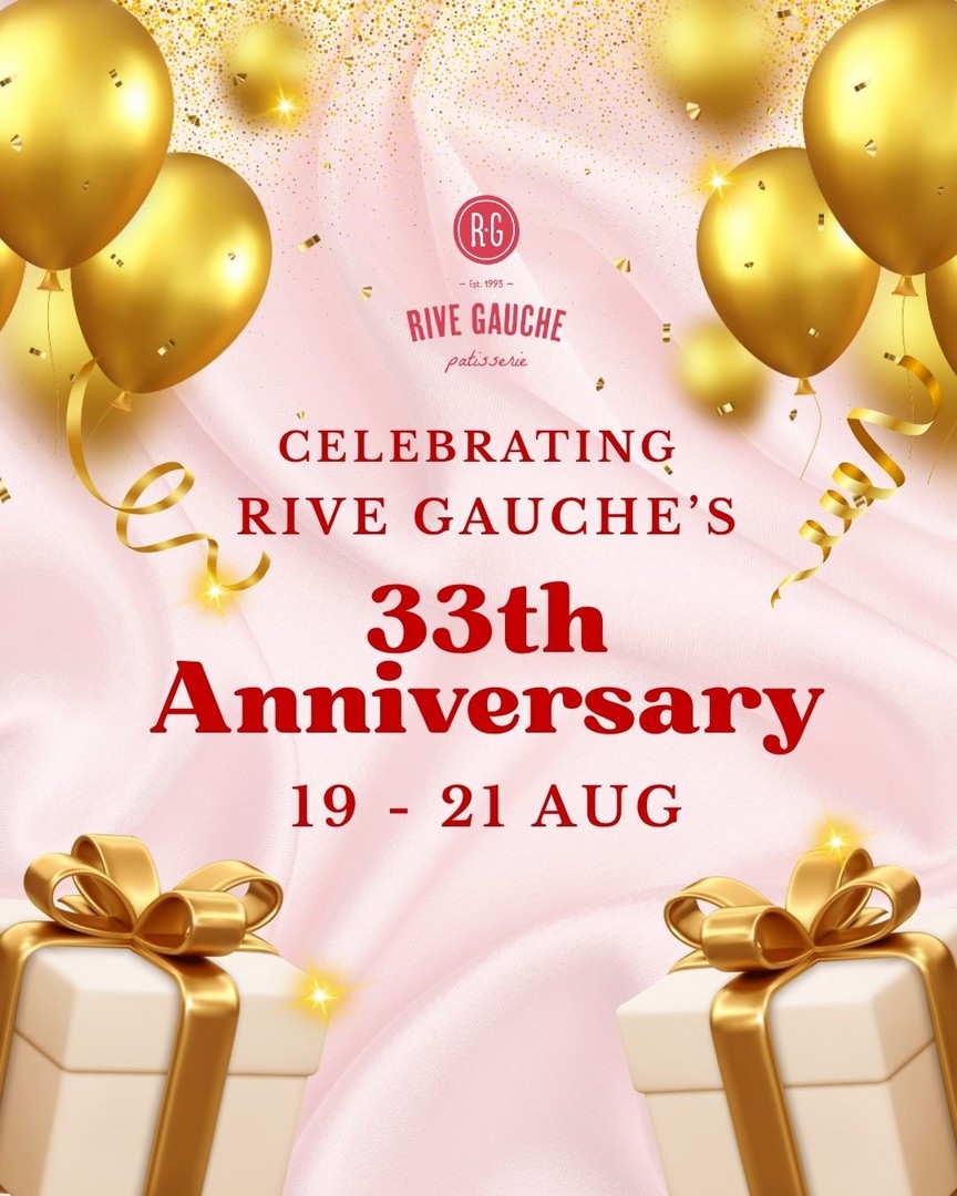 Rive-Gauche-33rd-Anniversary-Promotion 19-21 August 2026: Rive Gauche: 33rd Anniversary Promotion – Guanaja Size 5 at $33.30 Instead of $52
