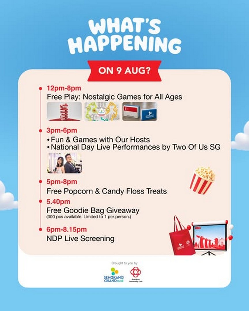 SG61-National-Day-Celebration-NDP-Live-Screening-2 8-9 August 2026: SG61 National Day Celebration: NDP Live Screening, Nostalgic Games, Local Treats, Performances and Giveaways Event