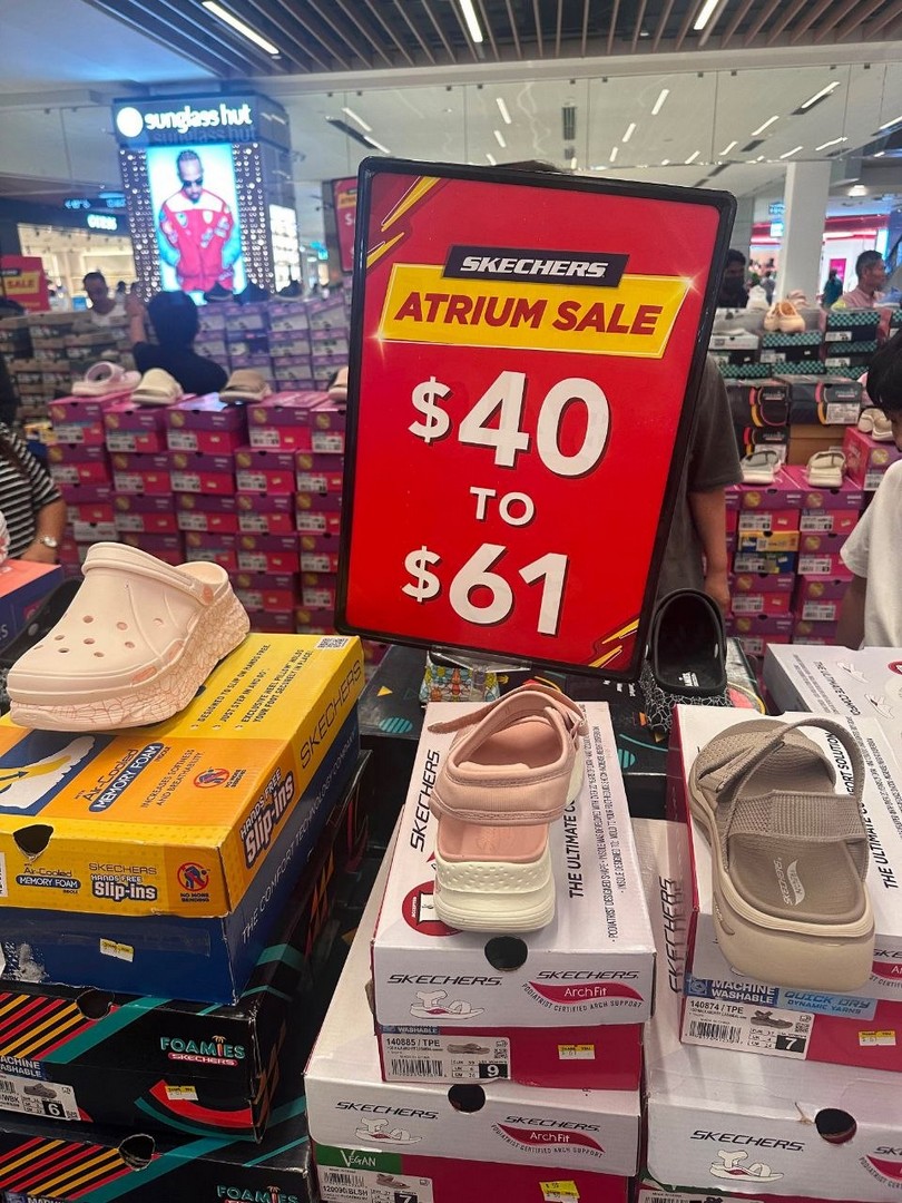 SKECHERS-Singapore-Atrium-Sale-with-Apparel-6 Now till 31 August 2026: SKECHERS Singapore: Atrium Sale with Apparel from $10 and Footwear from $30 at IMM